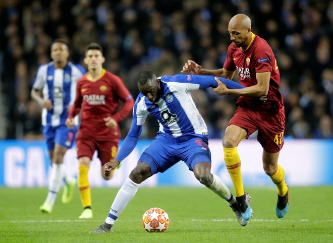 Malijec s francoskim potnim listom Moussa Marega je bil eden od najzaslužnejših za zkjmago in napredovanje Porta med osem najboljših. FOTO: Reuters.