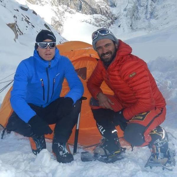 Tom Ballard (levo) in Daniele Nardi sta umrla na deveti najvišji gori sveta. FOTO: Facebook Danieleja Nardija
