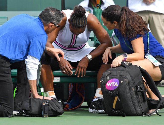 Serena Williams se je počutila zelo slabo. FOTO: USA Today