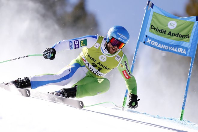 Boštjan Kline si je na zadnjem superveleslalomu sezone z 12. mestom prismučal izid zime. FOTO: Reuters