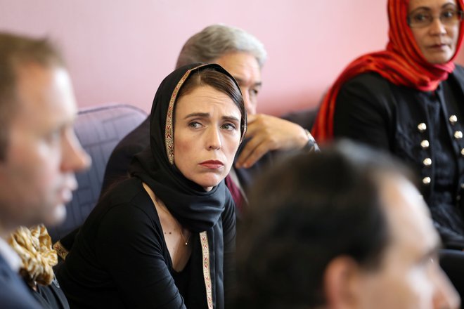 Jacinda Ardern:&nbsp;On je terorist. On je kriminalec. On je ekstremist. Toda ko bom govorila o njem, bo brez imena. FOTO: Reuters