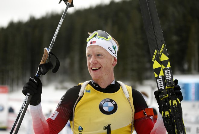 Johannes Thingnes Boe je zmagovalec zasledovalne preizkušnje, Pokljuka 09. december 2018 [biatlon,šport,Pokljuka] Foto Matej Družnik