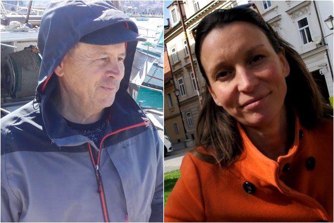 Silvano Radin in Katja Beck Kos sta odgovarjala na vprašanja o Evropi. Več v spodnjih posnetkih! FOTO: Delo