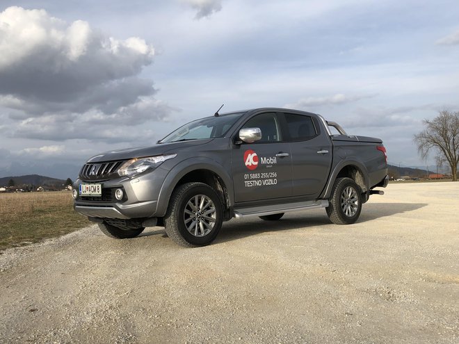 Mitsubishi L200 je zajeten avtomobil. FOTO: Aljaž Vrabec