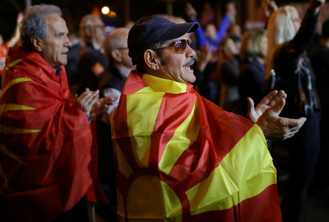 Gordana Siljanovska Davkova bi, če bi postala predsednica, naredila vse, da bi spremenila ime Severne Makedonije nazaj v Makedonijo. FOTO: Reuters