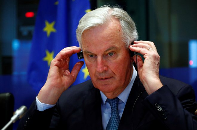Glavni pogajalec EU za brexit Michel Barnier meni, da je lani sklenjeni sporazum o izstopu najboljši in edini mogoč način za urejeno ločitev. Foto Reuters