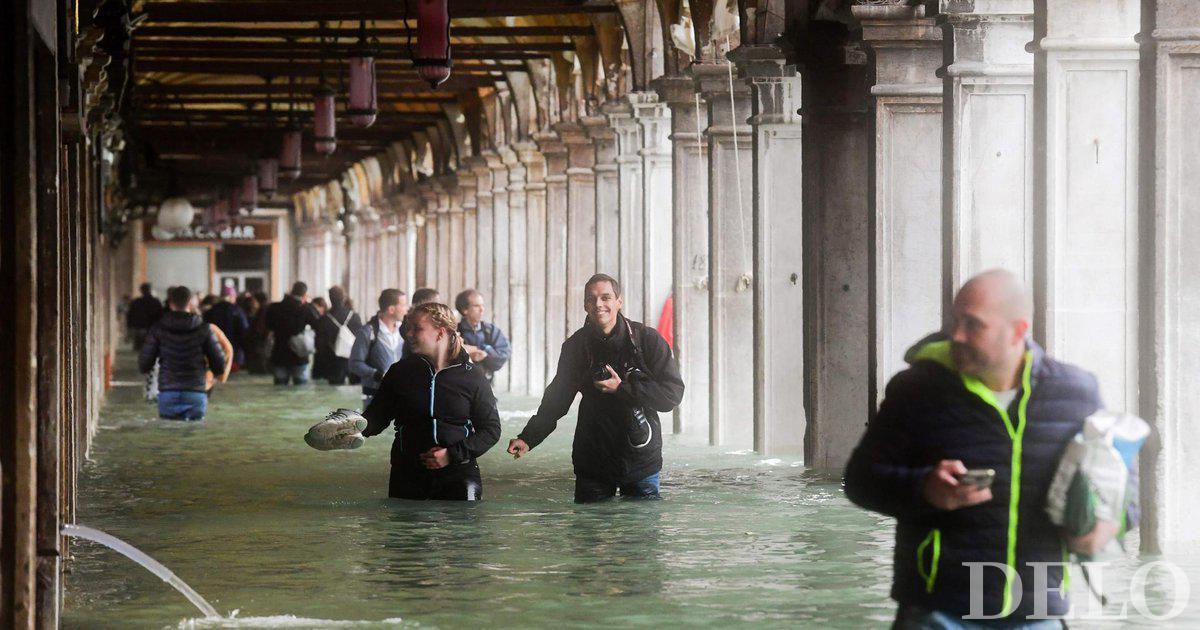 Forti nevicate e piogge in Italia, Venezia di nuovo sott’acqua