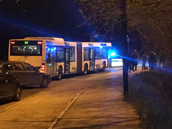 V centru Ljubljane, in sicer na postajališču Ajdovščina, je 49-letnik vstopil na avtobus mestne linije 6B, namenjen proti Dolgemu mostu. FOTO: M. M.