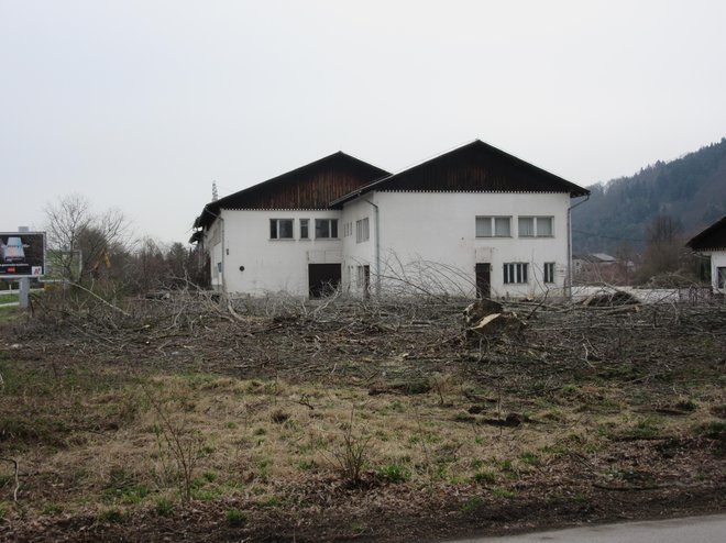 Direktor Klime Aleš Zupanc je zagotovil, da bodo na tem območju zagotovo zasadili drevesa, a najprej bodo gradili. FOTO: Špela Kuralt/Delo