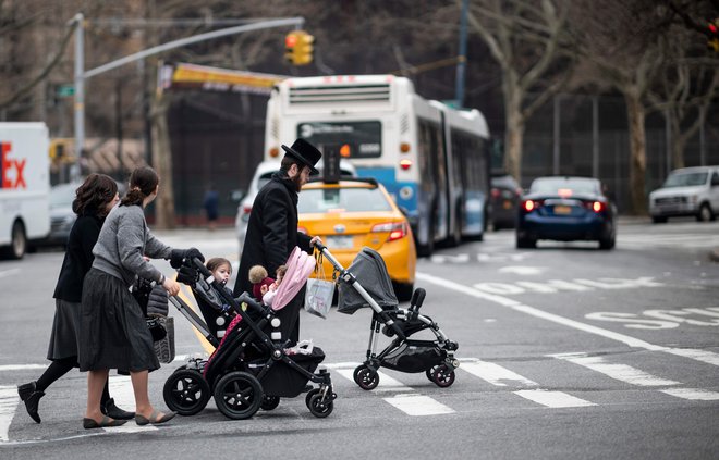 Žarišče epidemije ošpic v New Yorku je ortodoksna judovska skupnost v četrti Williamsburg. FOTO: AFP