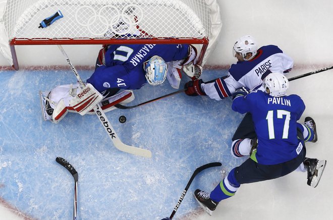 Žiga Pavlin je že vrsto let med branilci slovenske hokejske reprezentance.<br />
FOTO Reuters