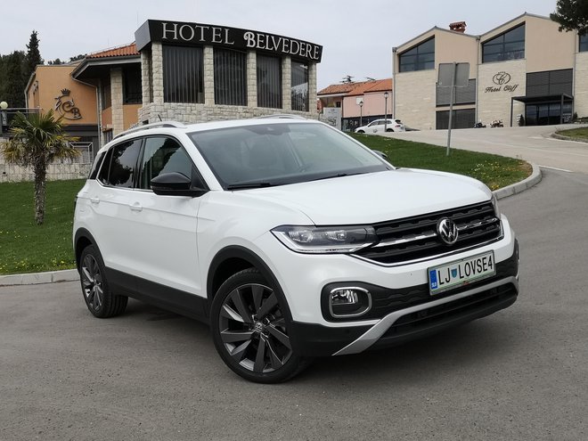 T-cross je najmanjši SUV znamke Volkswagen. FOTO: Gregor Pucelj