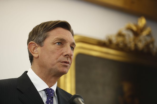 Pahor je o odnosu s sosednjimi državami spregovoril ob robu dneva slovensko-ameriškega prijateljstva v Andražu pri Polzeli. FOTO: Leon Vidic/Delo