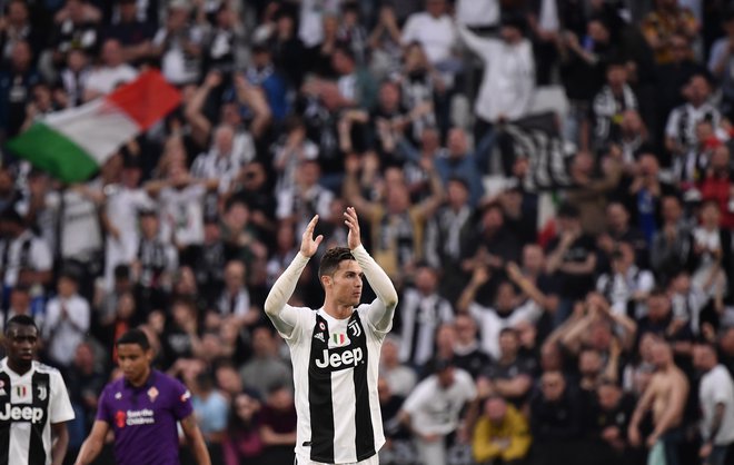 Cristiano Ronaldo je Juventusu pomagal do lovorike v Italiji, v ligi prvakov pa so spet ostali praznih rok. FOTO: AFP