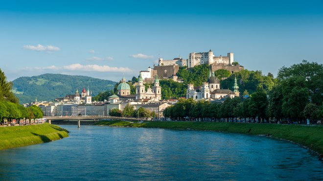 Salzburg in njegova skorajda kičasta podoba. FOTO: Günter Breitegger