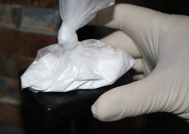 V Sloveniji so zasegli izjemno čist kokain. FOTO: Policija