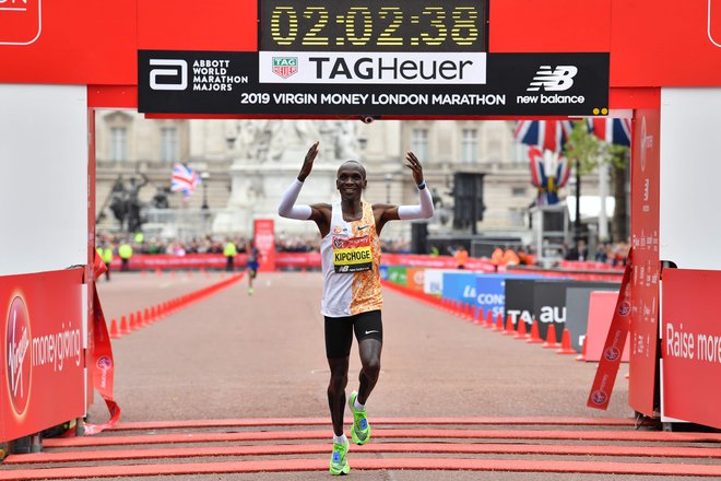 Eliud Kipchoge je najboljši maratonec na svetu. FOTO: AFP