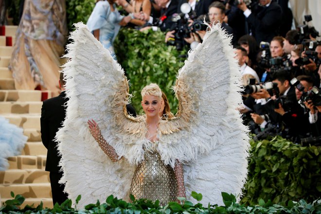 Katy Perry, Met Gala 2018 FOTO: Reuters