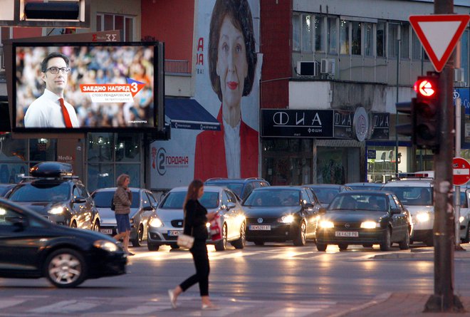 Pendarovski je v volilni kampanji napovedal ločitev od režima bivšega prvaka VMRO-DPMNE in premiera Nikole Gruevskega. FOTO: REUTERS/Ognen Teofilovski