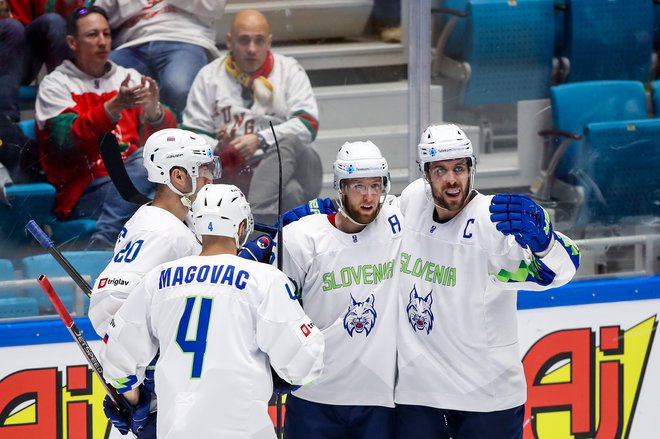 Slovenska reprezentanca se je v Kazahstanu veselila dveh zmag. Foto Matic Klanšek Velej/Sportida