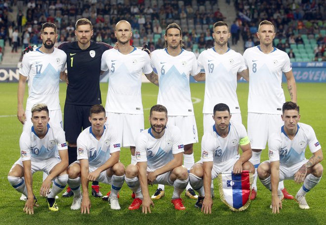 Slovenska nogometna reprezentanca. FOTO: Roman Šipić/Delo