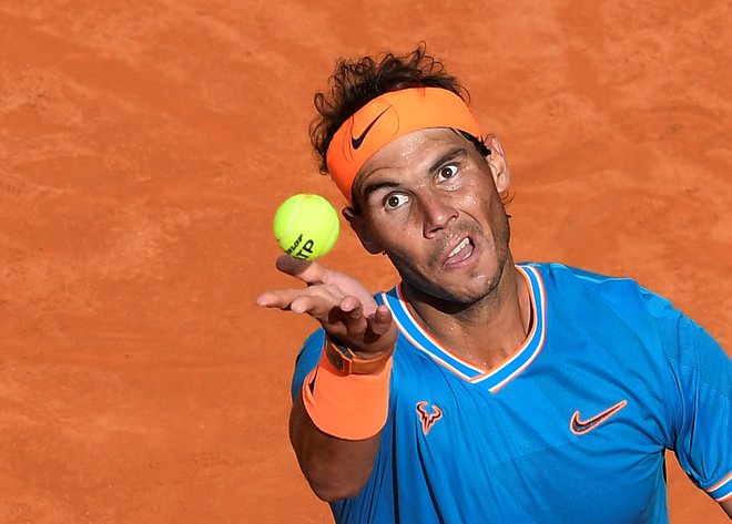 Rafael Nadal se bo danes potegoval za že deveto turnirsko zmago v Rimu. FOTO: Reuters
