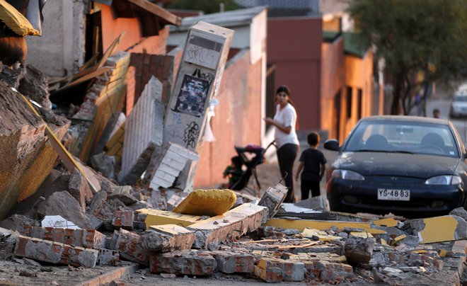 Potresi najpogosteje nastajajo ob prelomnicah, tudi v Južni Ameriki. FOTO: Ivan Alvarado/Reuters