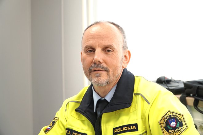 Elvis A. Herbaj, vodja oddelka za cestni promet v sektorju uniformirane policije Policijske uprave Celje. FOTO: Brane Piano