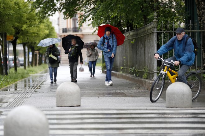 Vremenoslovci za prihodnji teden pričakujejo kar nekaj padavin, predvsem do četrtka. FOTO: Uroš Hočevar/Delo