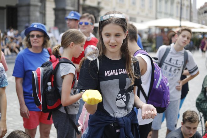 Znanstival 2018, ki ga organizira Hiša eksperimentov.&nbsp; FOTO Leon Vidic