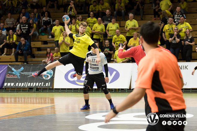 Zlati mladinski reprezentant Miha Kavčič je v Gorenju naredil velik korak naprej. FOTO: Rok Jošt/RK Gorenje