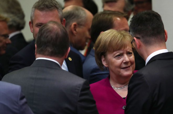 Tako kot pri drugih odločitvah bo nemška kanclerka Angela Merkel imela ključno vlogo tudi pri izbiranju ljudi za vodilne položaje v EU. FOTO: Francisco Seco/AFP