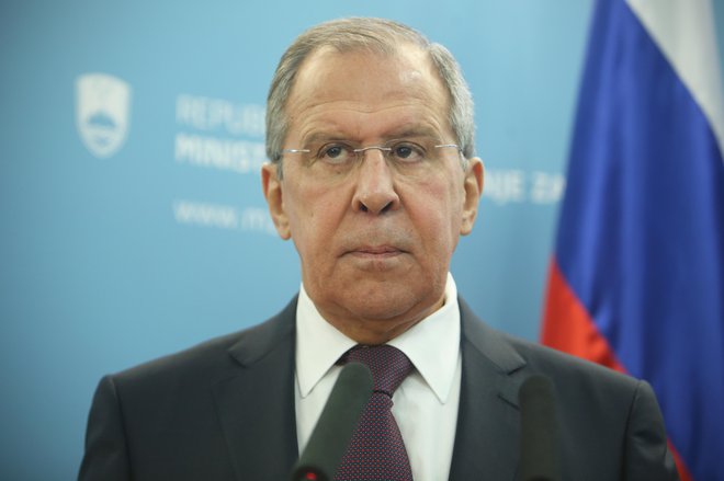 Ruski zunanji minister Sergej Lavrov je Slovenijo nazadnje obiskal februarja lani. FOTO: Jure Eržen/Delo