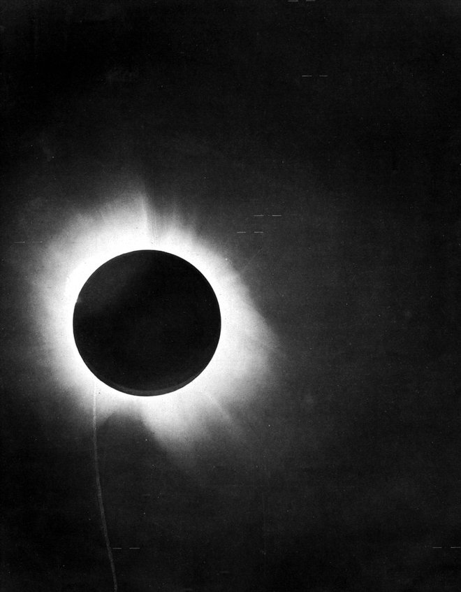 Sončni mrk 29. maja 1919. FOTO: Nasa