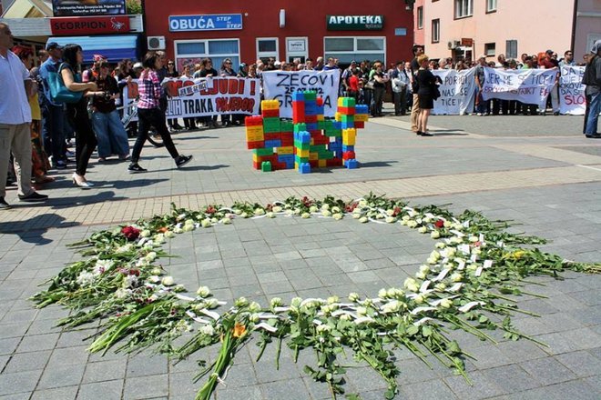 Lanska spominska manifestacija v mestu Prijedor FOTO: Sudbin Musić