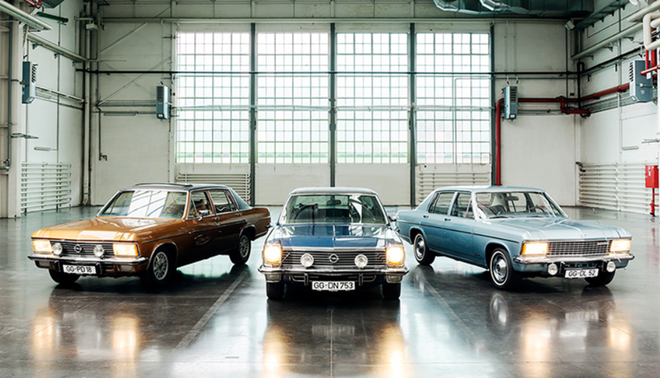 Leta 1964 so v prestižni razred vstopili modeli Kapitän, Admiral in Diplomat. Foto: Opel