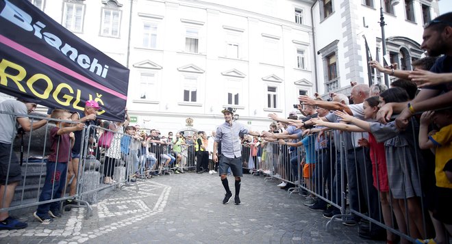 Primož Roglič. FOTO: Roman Šipić/Delo