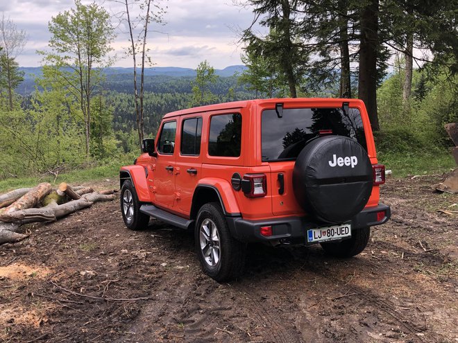 Jeep wrangler unlimited. FOTO: Aljaž Vrabec