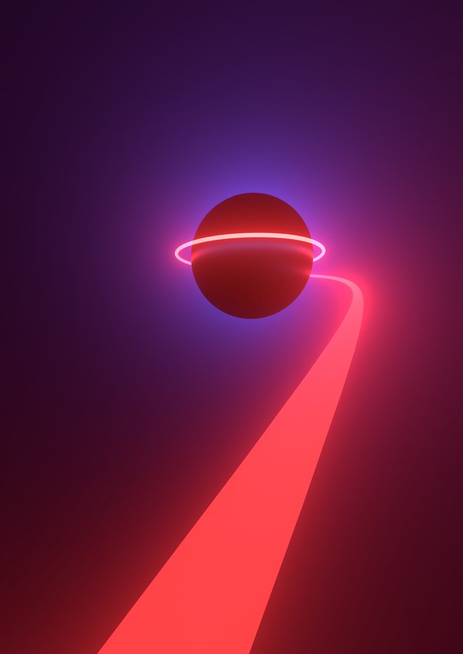 Magnetna vzbuditev (rdeča sled) kvantne spinske tekočine se pri Kondovem pojavu ujame na lokalizirano magnetno nečistočo (krogla) in zasenči njen magnetni moment. FOTO: Matjaž Gomilšek 