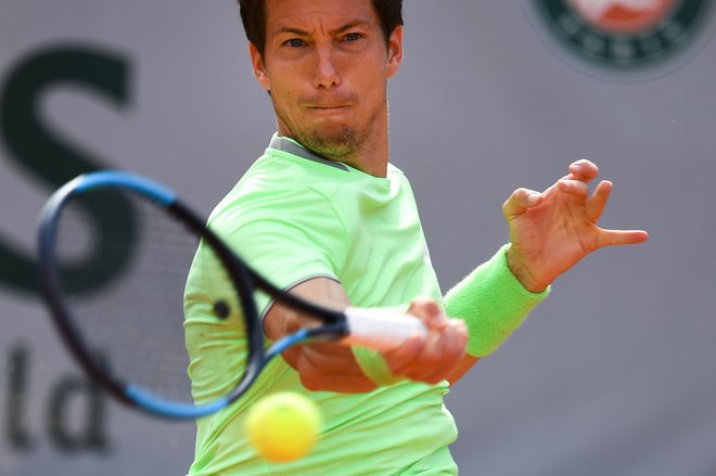 Aljaž Bedene je doslej le enkrat igral v Portorožu, in sicer leta 2013, ko se je turnir iz Ljubljane preselil na Obalo. FOTO: AFP