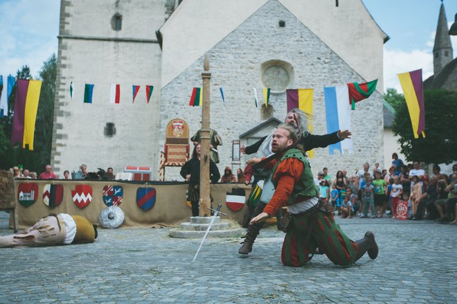 Na Koroško tudi letos prihaja češka viteška skupina Adorea. FOTO: Srednjeveški preludij&nbsp;