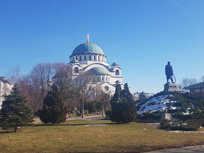 V hram svetega Save v Beogradu prihajajo turisti od vsepovsod. Foto Novica Mihajlović
