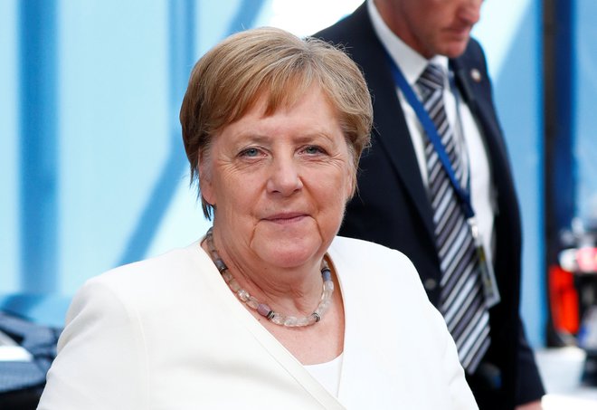 Nemška kanclerka Angela Merkel je bila znotraj EPP bolj ali manj osamljena. Je v ozadju le pogajalska strategija?&nbsp;Foto: Francois Lenoir/Reuters