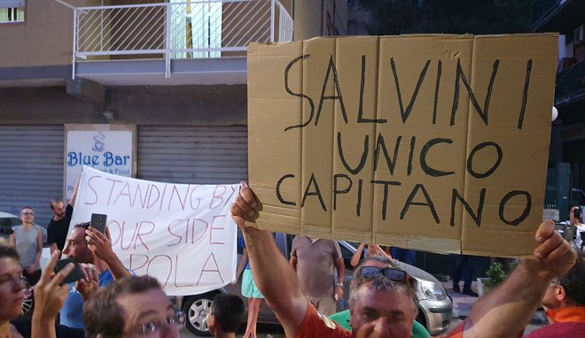 &raquo;Salvini, edini kapitan&laquo; Foto AFP
