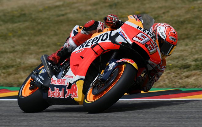 Marc Marquez je vrhunsko formo pokazal tudi v Nemčiji. FOTO: Reuters