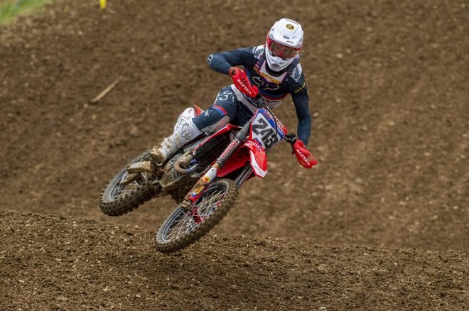 Tim Gajser je zmagal šestič zapored. FOTO: Honda