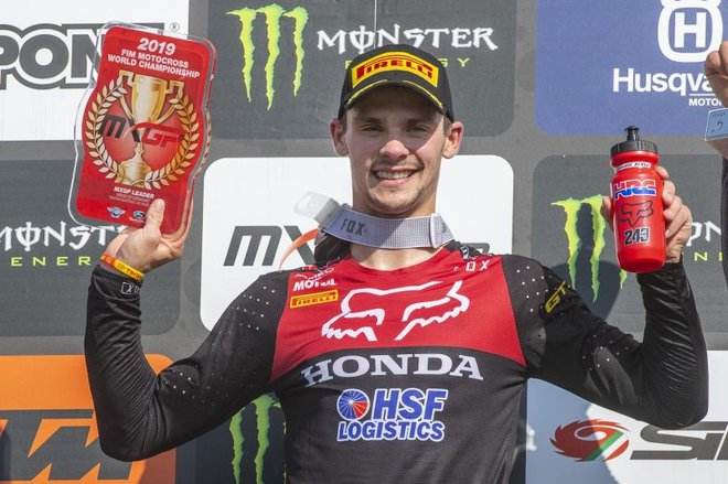 Tim Gajser je edini favorit za končno zmago. FOTO: Honda