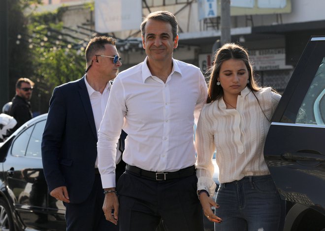 Novo demokracijo vodi&nbsp;Kiriakos Micotakis, dedič grške konservativne politične dinastije, ki je tesno povezan z vodilnimi oligarhi. FOTO: Costas Baltas/Reuters