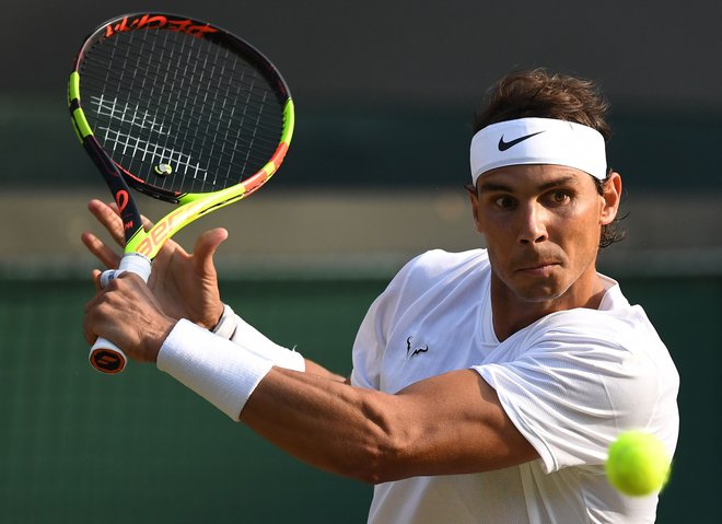 Rafael Nadal je v četrtfinalu odpravil Američana Sama Querreyja. FOTO: AFP
