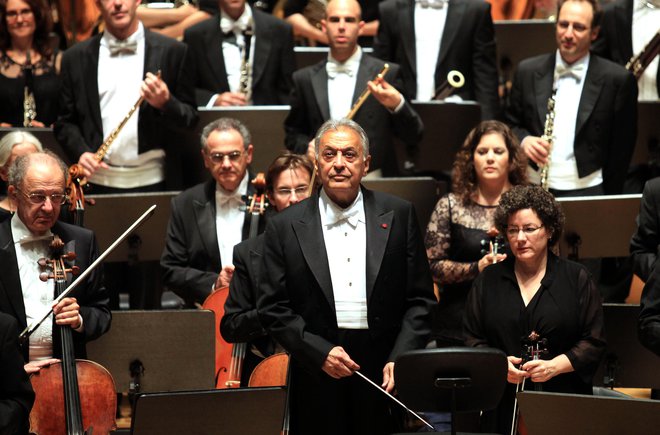 Zubin Mehta leta 2015 v Ljubljani FOTO: Blaž Samec/Delo